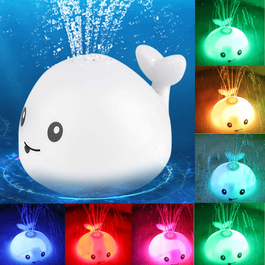 Baby Whale Floating Bath Toys With Light